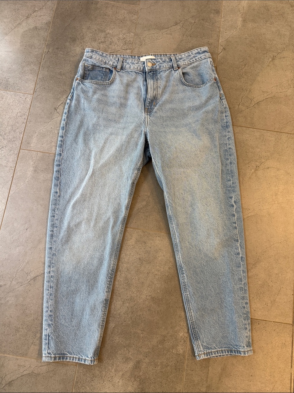 H&M Light Blue High-Rise / Boyfriend Women's Jeans